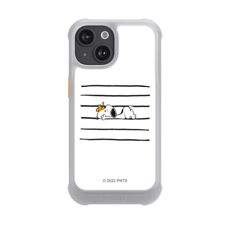 iPhone 15 NIVOmax Snoopy Woodstock Streifen