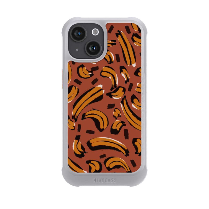 iPhone 15 NIVOmax Motif abstrait de bananes