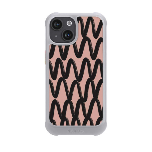 Apple iPhone 15 NIVOmax Zig Zag Noir