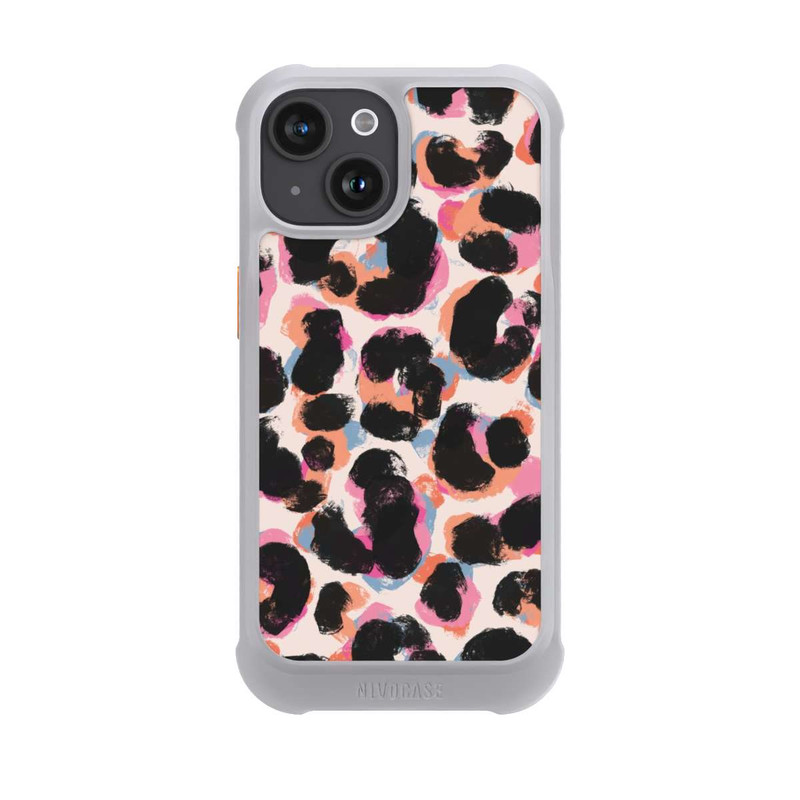 iPhone 15 NIVOmax Lion Pattern Colorée