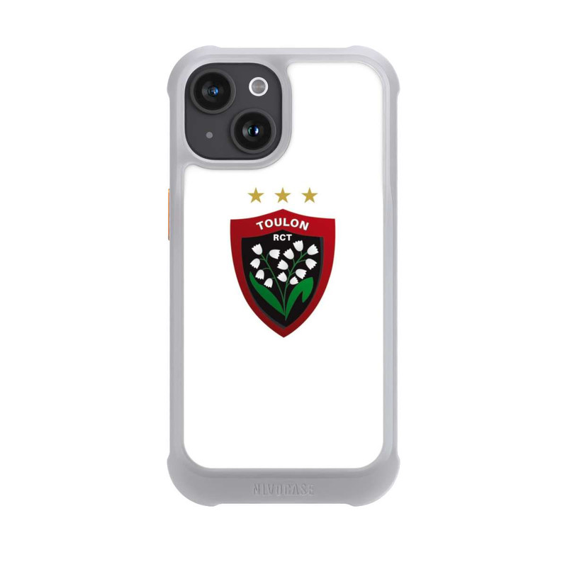 iPhone 15 NIVOmax RC Toulonnais Logo Weiß