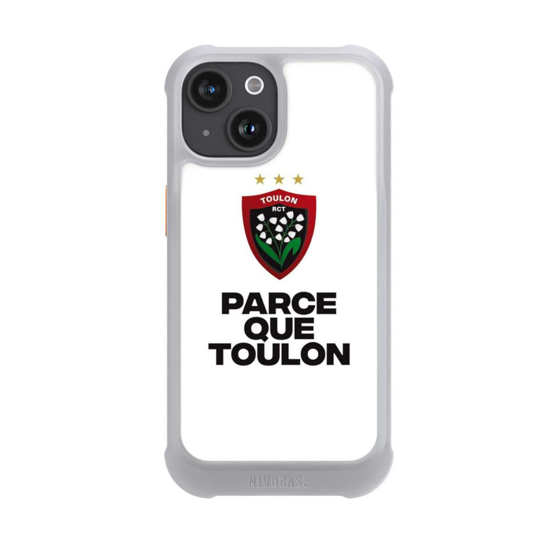 iPhone 15 NIVOmax Parce Que Toulon Blanc