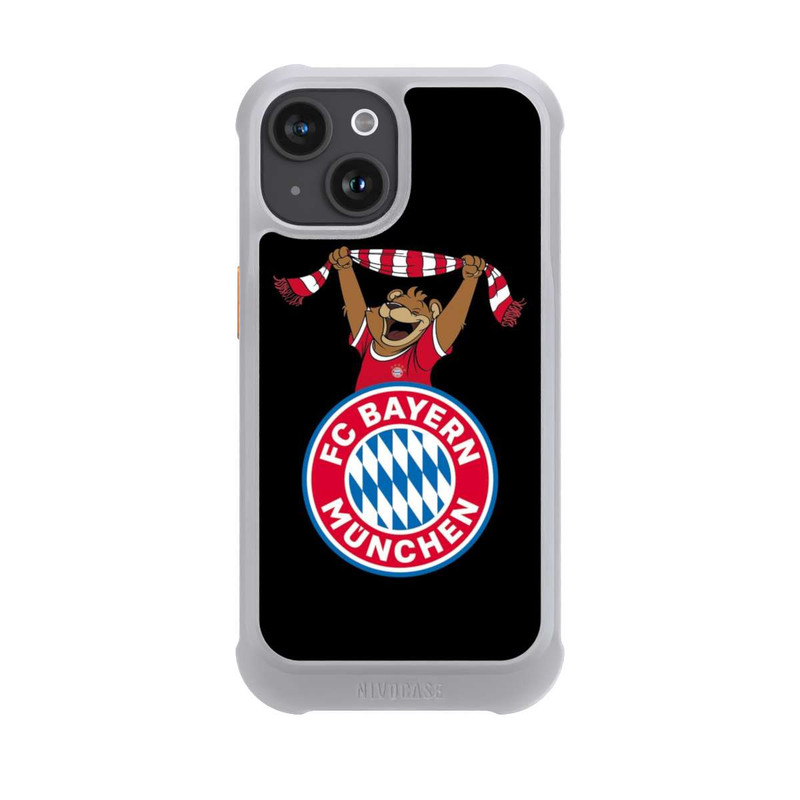 iPhone 15 NIVOmax Bernie Jubel mit Schal Schwarz