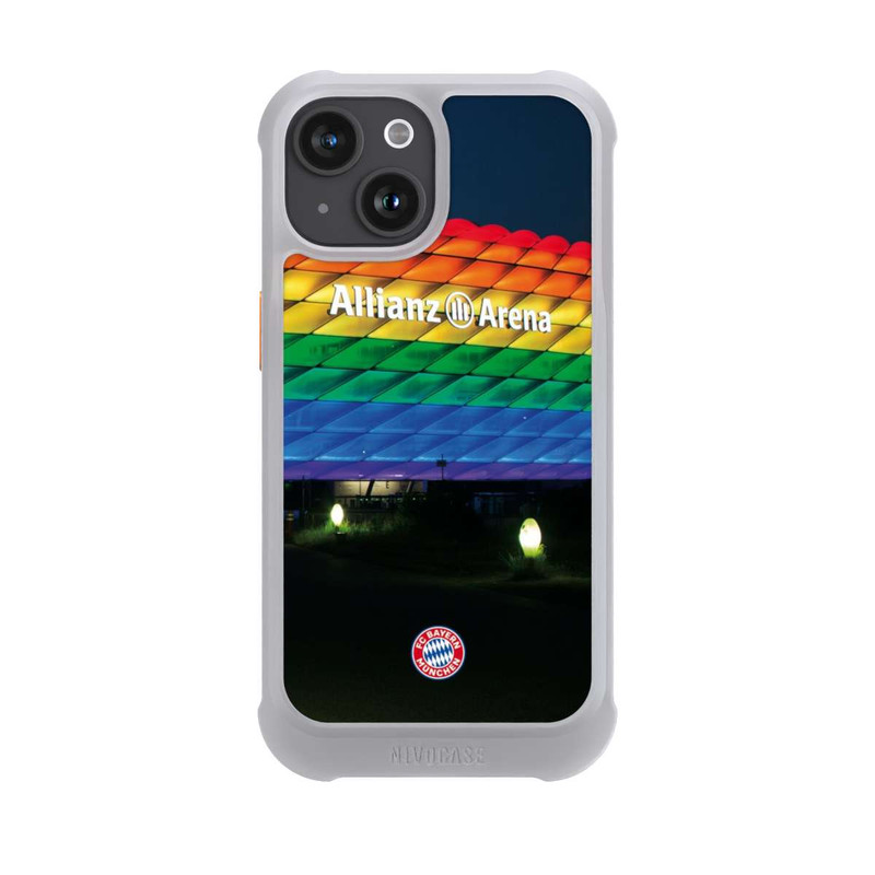 iPhone 15 NIVOmax Allianz Arena Arc-en-ciel