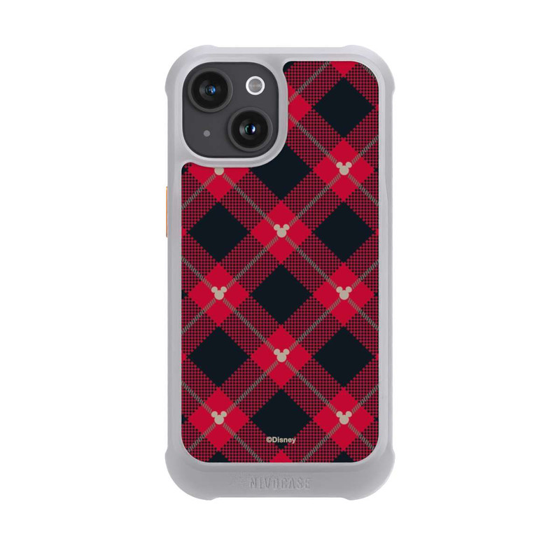 iPhone 15 NIVOmax Mickey Weihnachtsmuster Rot