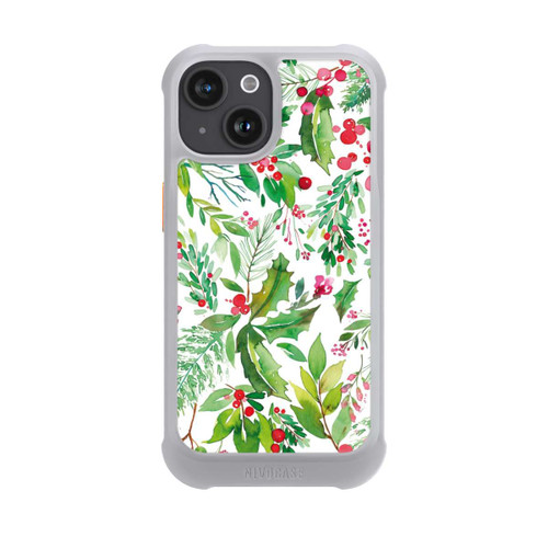 Apple iPhone 15 NIVOmax Noël Houx Vacances Nature