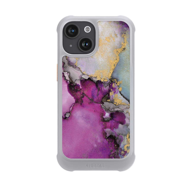 iPhone 15 NIVOmax Alcohol Ink Art Pink