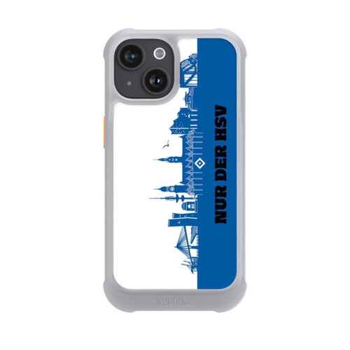 Apple iPhone 15 NIVOmax HSV Skyline Blau Weiß