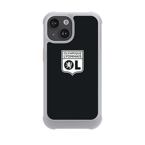 Apple iPhone 15 NIVOmax OL Logo Schwarz und Weiß