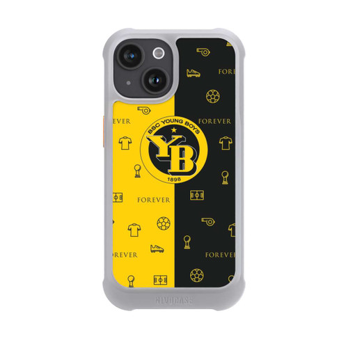 Apple iPhone 15 NIVOmax BSC YB Gelb Schwarz Muster