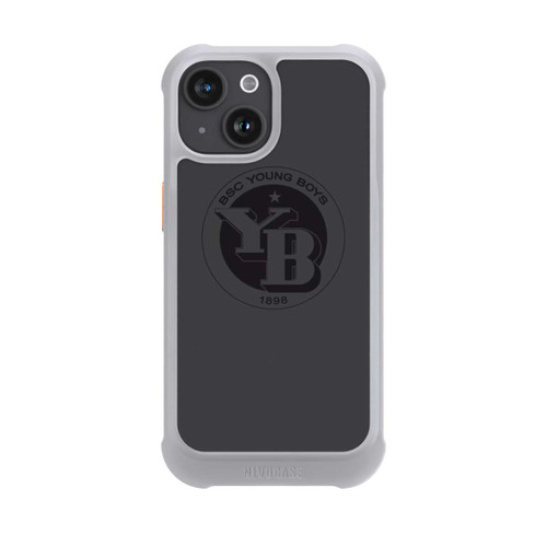 Apple iPhone 15 NIVOmax BSC YB Logo Grau