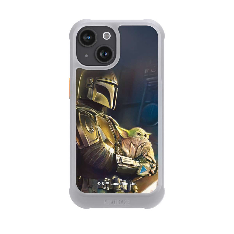 iPhone 15 NIVOmax Mandalorian and Grogu inside Ship