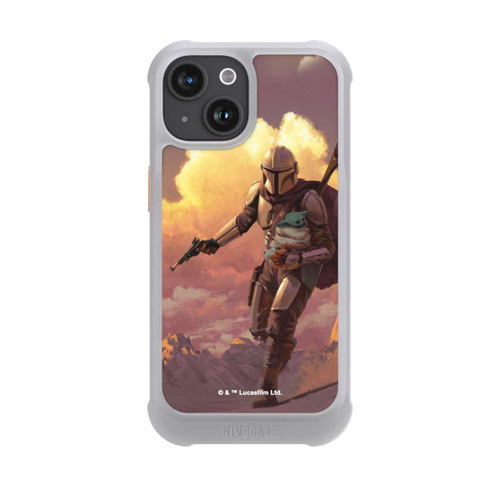 Apple iPhone 15 NIVOmax Der Mandalorianer und Grogu Sonnenguntergang Wolken