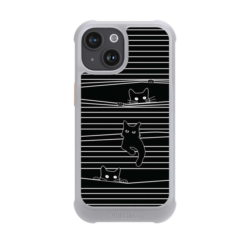 iPhone 15 NIVOmax Cats Peeping