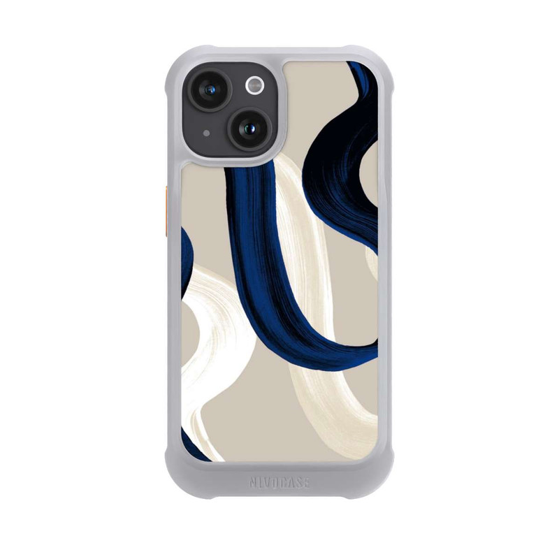 iPhone 15 NIVOmax Abstrakte Pinselstriche 80