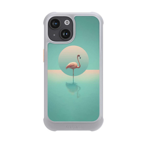 Apple iPhone 15 NIVOmax Flamant dans la piscine