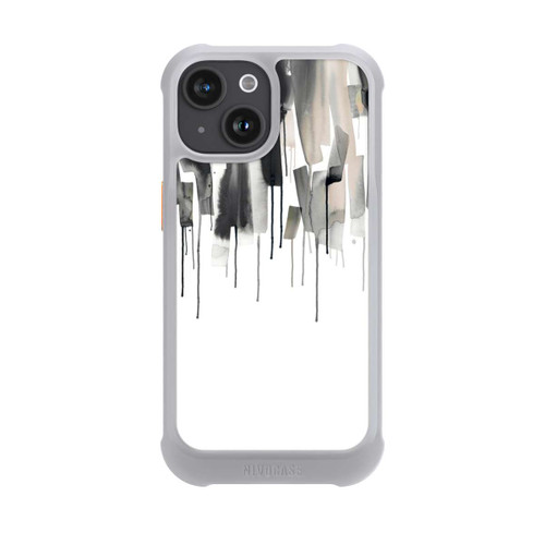 Apple iPhone 15 NIVOmax Watery Stripes Japandi Black