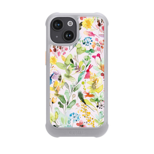 Apple iPhone 15 NIVOmax Wild Flowers Meadow Pink