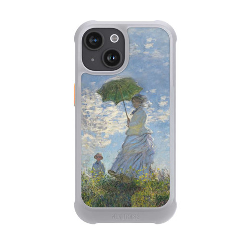 Apple iPhone 15 NIVOmax Frau mit Sonnenschirm - Monet