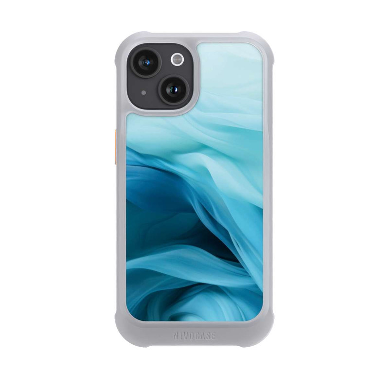 iPhone 15 NIVOmax Smooth Blue Texture