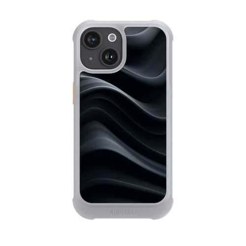 Apple iPhone 15 NIVOmax Black Waves Texture