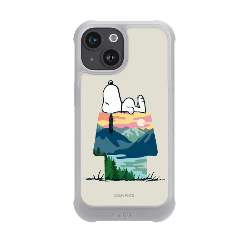 iPhone 15 NIVOmax Snoopy Camping Hütte