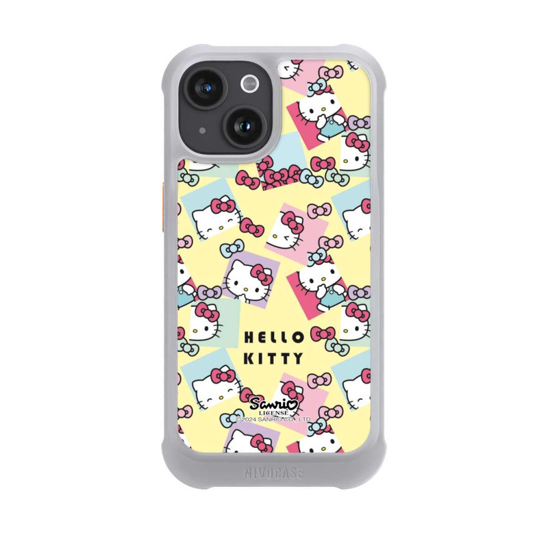 iPhone 15 NIVOmax Hello Kitty Pastellmuster
