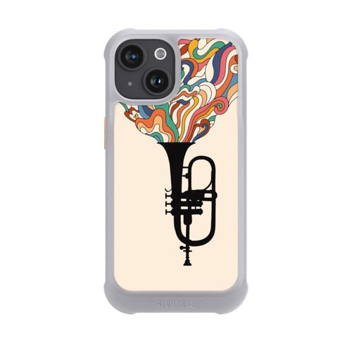 Apple iPhone 15 NIVOmax Flügelhorn Jazz bunt