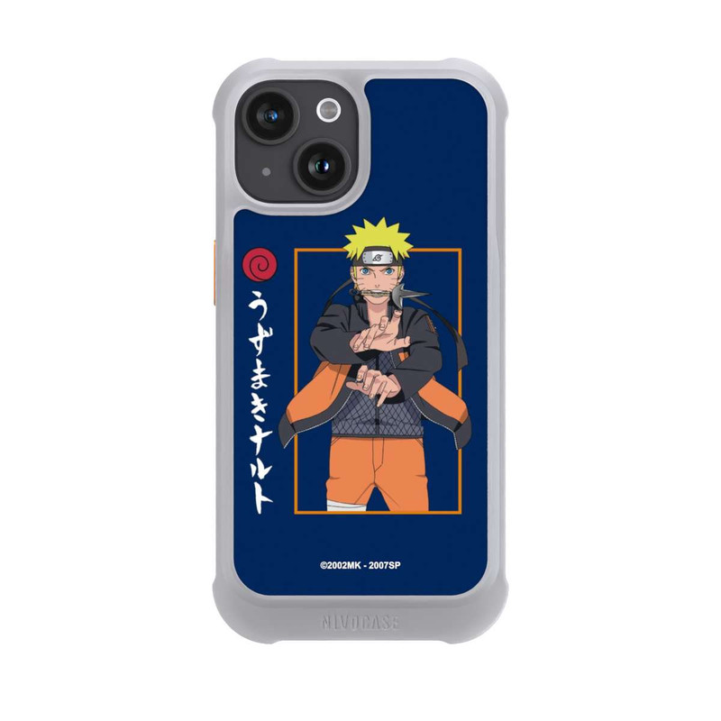 iPhone 15 NIVOmax Naruto Kampfposition Blau