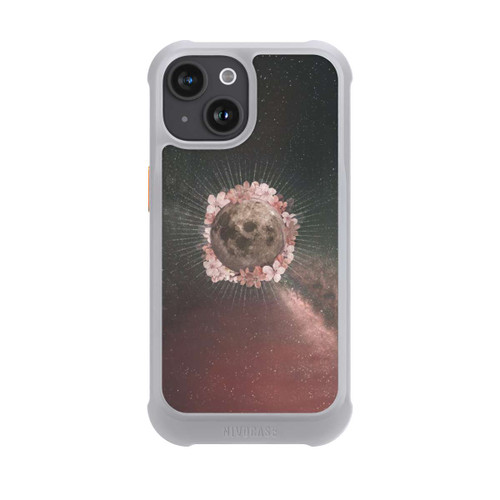 Apple iPhone 15 NIVOmax Blumen und Mondlicht