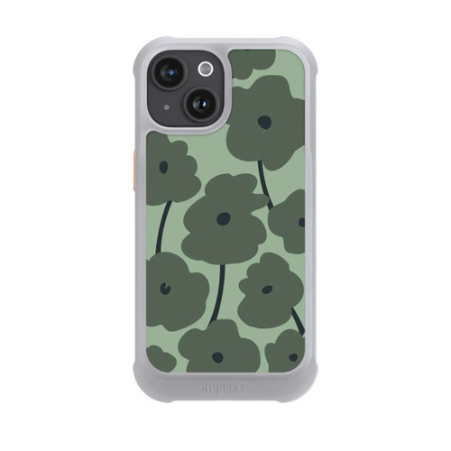 Apple iPhone 15 NIVOmax Fleurs Minimalistes Vertes