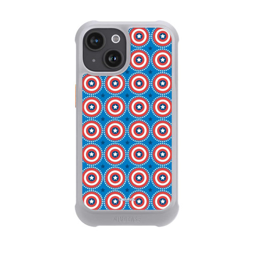 Apple iPhone 15 NIVOmax Captain American Shield Pattern