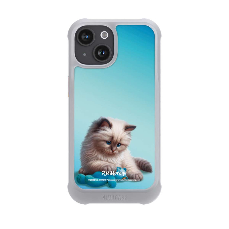 iPhone 15 NIVOmax Cuddling Cat