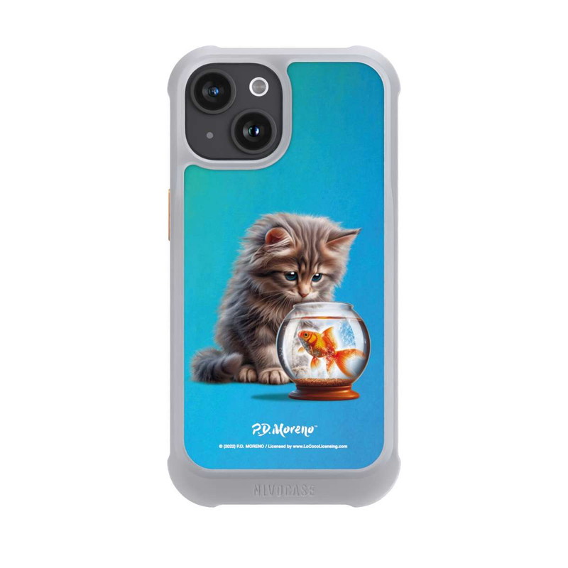 iPhone 15 NIVOmax Cat And Gold Fish