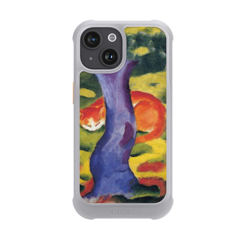 Apple iPhone 15 NIVOmax Katze hinter Einem Baum von Franz Marc