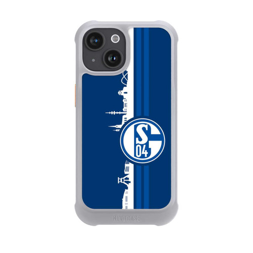 Apple iPhone 15 NIVOmax Schalke 04 Skyline Blau