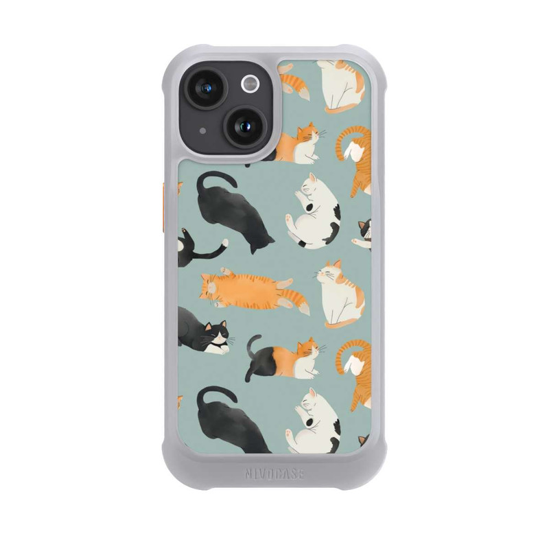 iPhone 15 NIVOmax Cats Pattern
