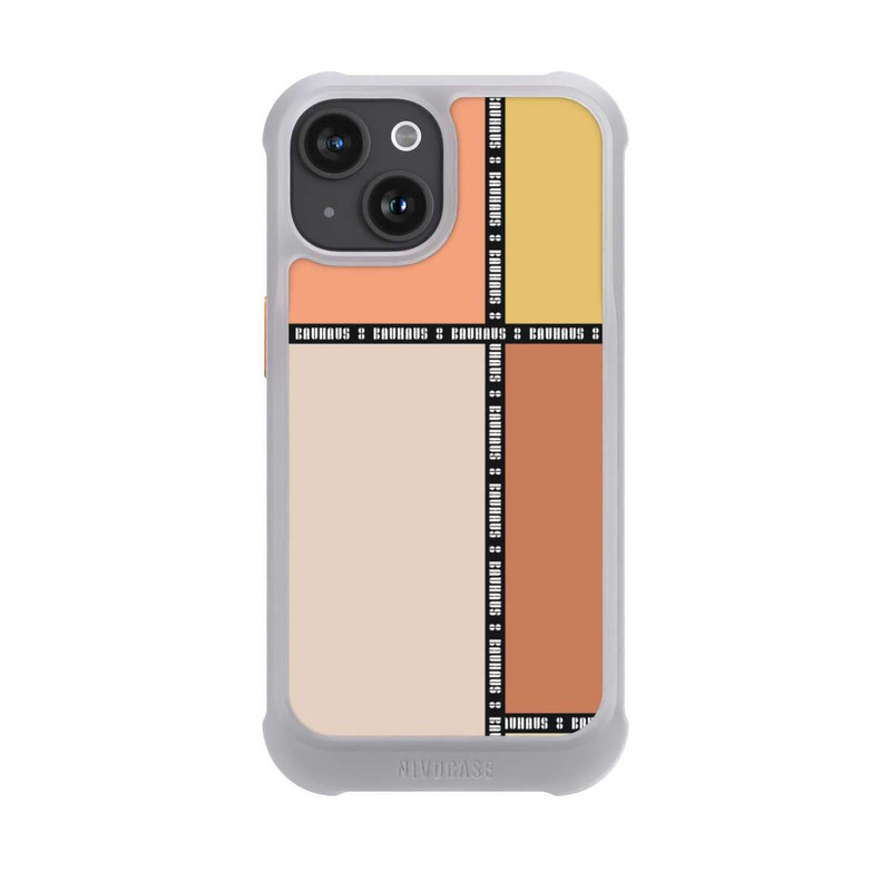 iPhone 15 NIVOmax Bauhaus Squares-Pastel