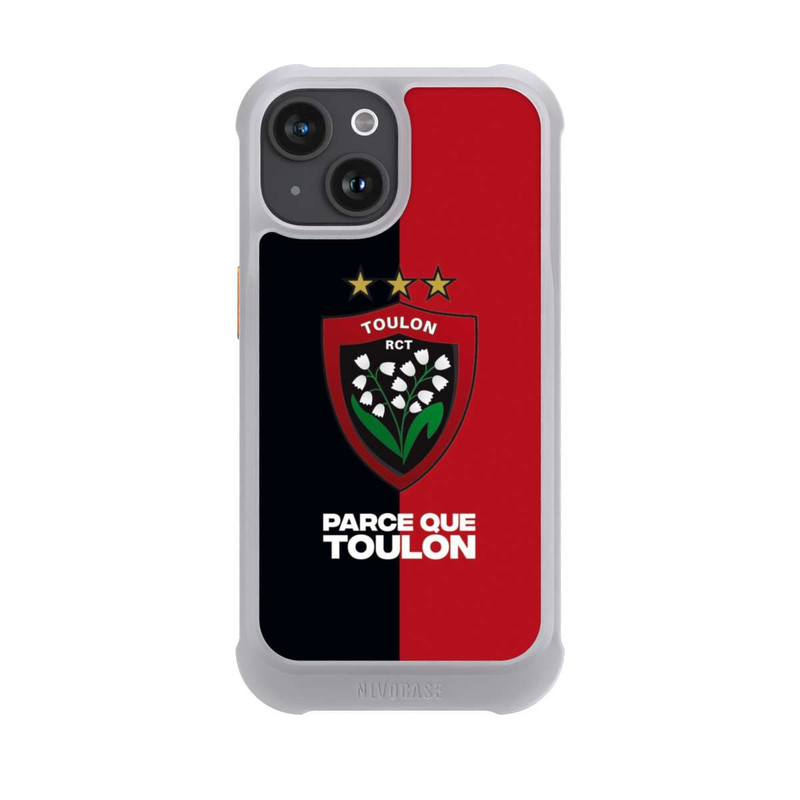 iPhone 15 NIVOmax RCT Logo Rouge Noir
