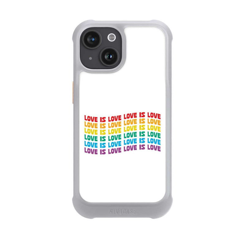 iPhone 15 NIVOmax Love is Love Flag