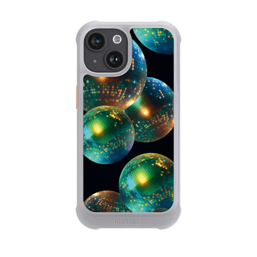 Apple iPhone 15 NIVOmax Discokugel Dekoration Schwarz mit KI