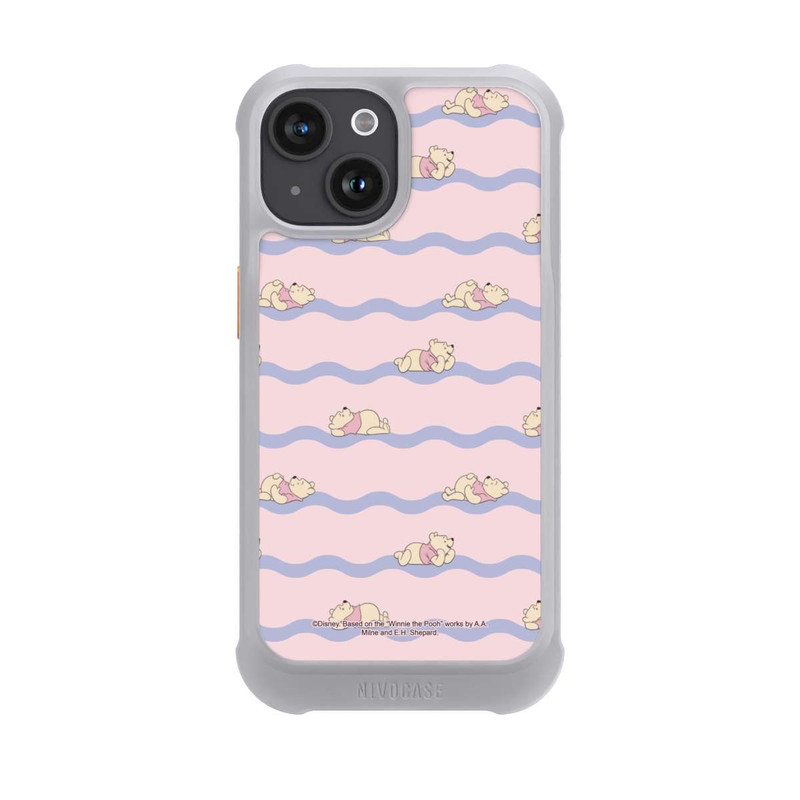 iPhone 15 NIVOmax Winnie the Pooh Pink Waves