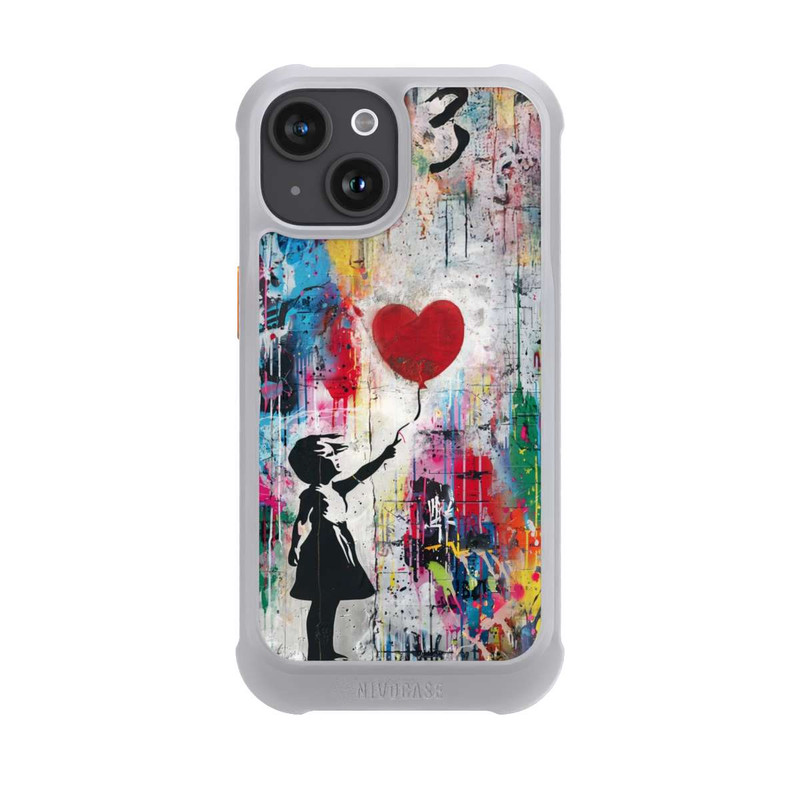 iPhone 15 NIVOmax Balloon Girl Colorful