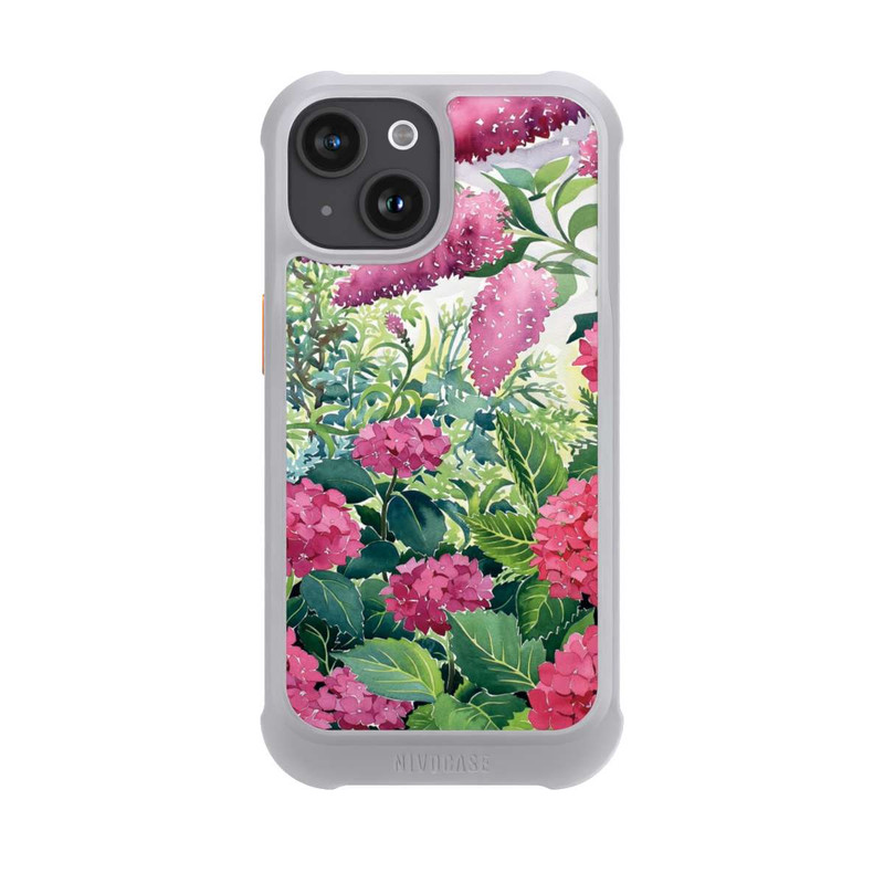 iPhone 15 NIVOmax Garden Hydrangeas and Buddleia by Christopher Ryland