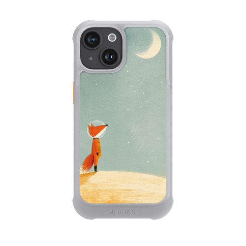 Apple iPhone 15 NIVOmax Fuchs im Mondlicht