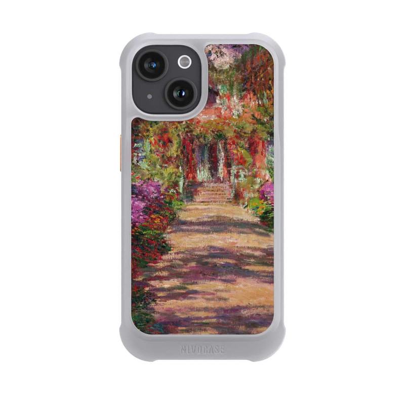 iPhone 15 NIVOmax Eine Allee in Monets Garten in Giverny by Claude Monet