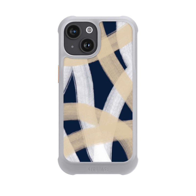 iPhone 15 NIVOmax Laced Up Beije Blue