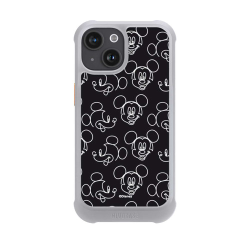 Apple iPhone 15 NIVOmax Disney Mickey Muster Schwarz