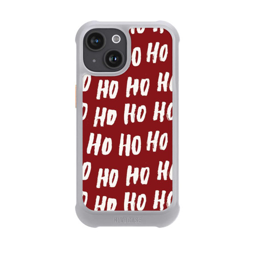 Apple iPhone 15 NIVOmax Ho Ho Ho Weihnachten Rotes Muster