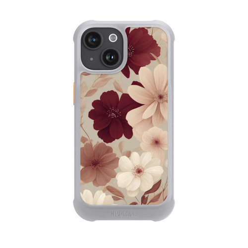 Apple iPhone 15 NIVOmax Romantische Pastellblumen mit KI